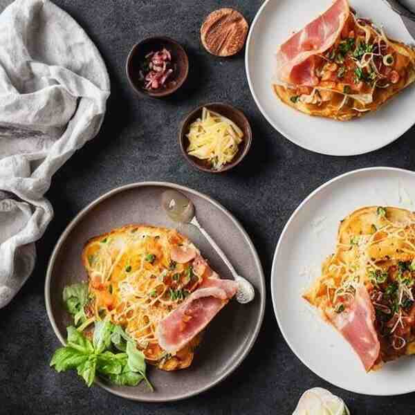 Картофельные зразы с ветчиной и сыром